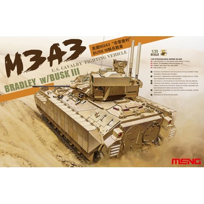 "MENG" SS-006 "танк" U.S. CAVALRY FIGHTING VEHICLE M3A3 BRADLEY w/BUSK III 1/35