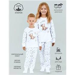 Пижама детская c брюками KETMIN МИШКА НА ЛУНЕ (Лонгслив/Брюки)
