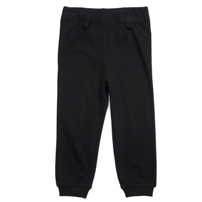Черный комплект: футболка с длинным рукавом, брюки для мальчика 477001