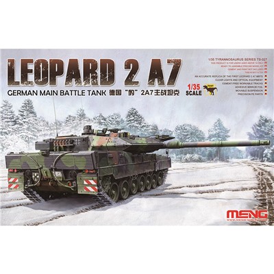 "MENG" TS-027 "танк" GERMAN MAIN BATTLE TANK LEOPARD 2 A7 1/35