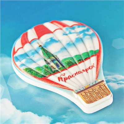 Магнит в форме воздушного шара «Красноярск. Часовня Параскевы Пятницы»