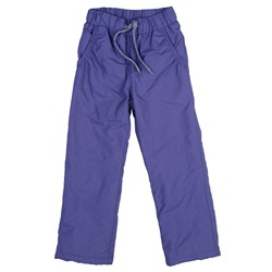 Фиолетовые брюки на флисе для девочки 372056