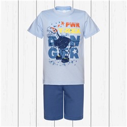 Трикотажный комплект для мальчика (футболка и шорты)