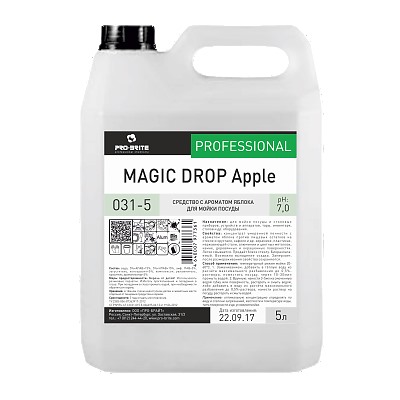 MAGIC DROP Apple, 5 л, средство для мытья посуды