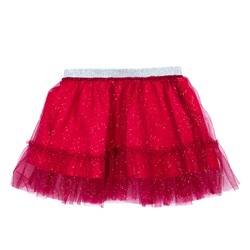 Темно-красная юбка для девочки 388125