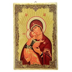 Икона с подвесом "Владимирская икона Божией Матери"