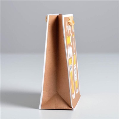 Пакет крафтовый вертикальный Enjoy, S 12 × 15 × 5.5 см