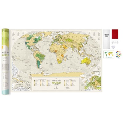 Карта Travel Map Geograghy World / Бренд: 1DEA.me /