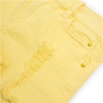 Желтые шорты для девочки 282002