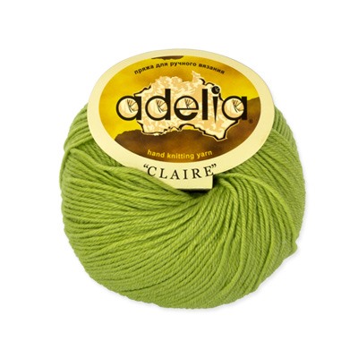 Пряжа ADELIA "CLAIRE" 50% шерсть, 50% акрил 10 х 50 г 138 м ± 5 м