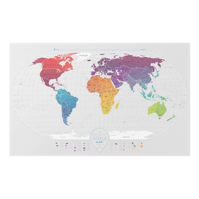 Карта Travel Map Air World / Бренд: 1DEA.me /