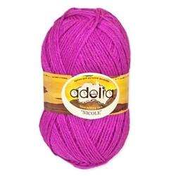 Пряжа ADELIA "NICOLE" 90% акрил, 10% нейлон 5 х 100 г 245 м ± 15 м