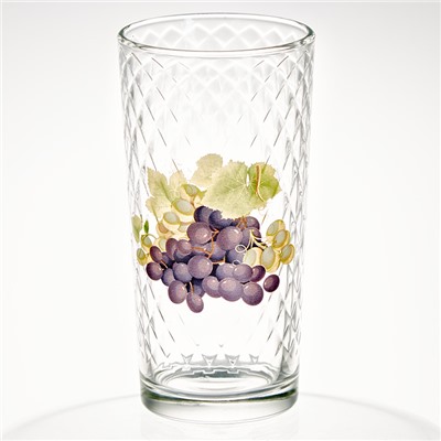 Набор 6 стаканов 230 мл (Виноград) ДСГ12560624