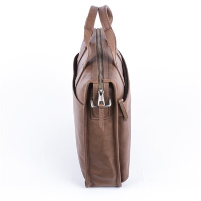 Мужская кожаная сумка 1864 св.коричневая