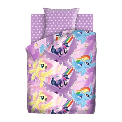 My Little Pony, Детское постельное белье из бязи, 1,5 сп, наволочки 50*70 My Little Pony