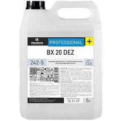 BX 20 DEZ, 5 л, концентрат с хлором для отбеливания плитки