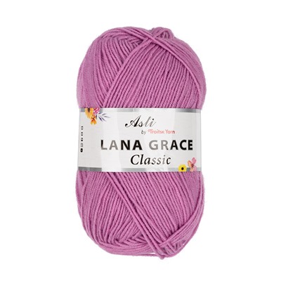 Пряжа из Троицка "LANA GRACE Classic" 75% акрил, 25% мериносовая шерсть 5 х 100 г 300 м