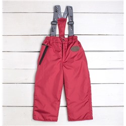 Утепленные детские бордовые брюки арт.10-014-бордо