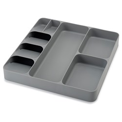 Органайзер для столовых приборов и кухонной утвари DrawerStore™ серый / Бренд Joseph Joseph/