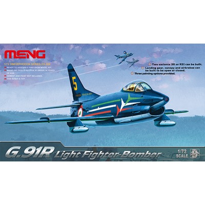 "MENG" DS-004 "самолёт" G.91R Light Fighter-Bomber 1/72