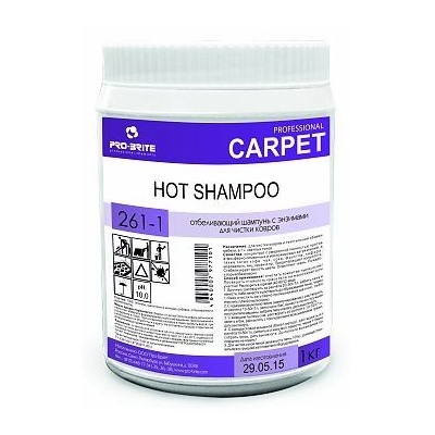 HOT SHAMPOO, 1 л, отбеливающий шампунь для ковров