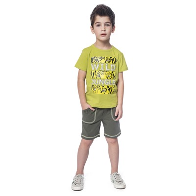 Салатовая футболка для мальчика 171118