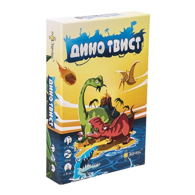 "Эврикус" Игра настольная "Дино Твист" PG-12002 .