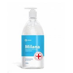 GRASS Жидкое мыло Milana антибактериальное с дозатором 1л