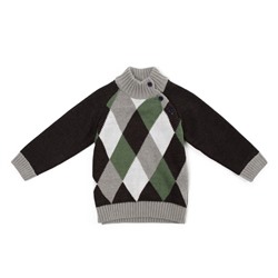 Темно-серый свитер для мальчика 387111