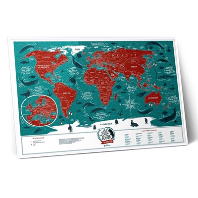 Карта Travel Map Marine World / Бренд: 1DEA.me /