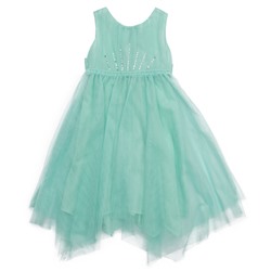 Светло-зеленое платье для девочки 472008