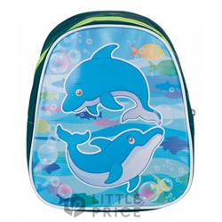 Рюкзак детский Alliance 888 м.волна Дельфины на цветном