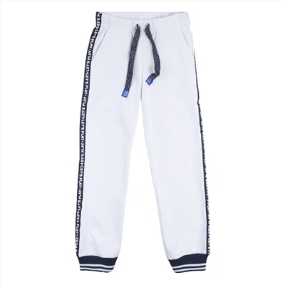 Белый комплект: толстовка, брюки для девочки 189001