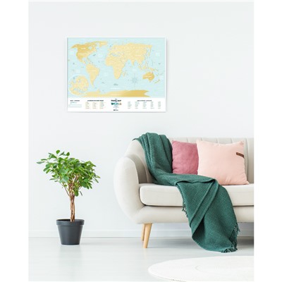 Карта Travel Map Holiday Lagoon World / Бренд: 1DEA.me /
