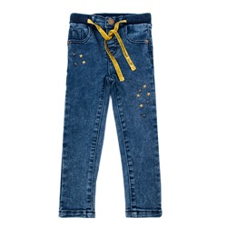 Синие брюки джинсовые для девочки 388111