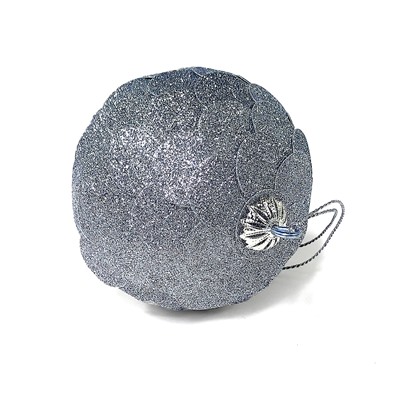 Шар новогодний декоративный Paper ball, серебрянный / Бренд: EnjoyMe /