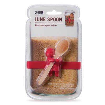 Держатель для ложек June spoon силиконовый, красный / Бренд: Monkey Business /