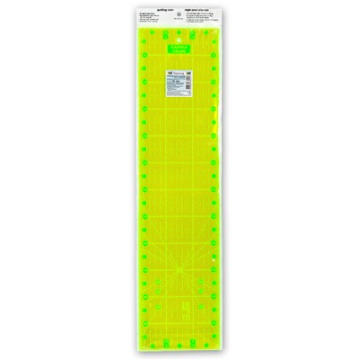 "Gamma" Линейка для пэчворка RL-001 15 x 60 см в пакете с еврослотом пластик