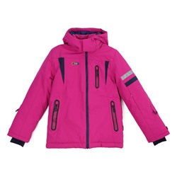 Фиолетовая куртка на флисе для девочки 389031