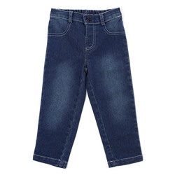 Темно-синие брюки джинсовые для мальчика 387015