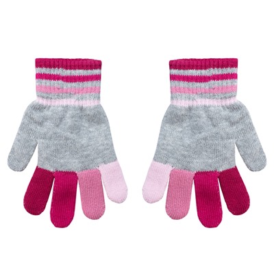 Светло-розовые перчатки для девочки 372047