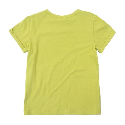Зеленая футболка для мальчика 181071