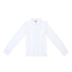 Белая блузка для девочки 384426