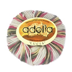 Пряжа ADELIA "LUCIA" 95% шерсть, 5% акрил 10 х 50 г 90 м ± 6 м